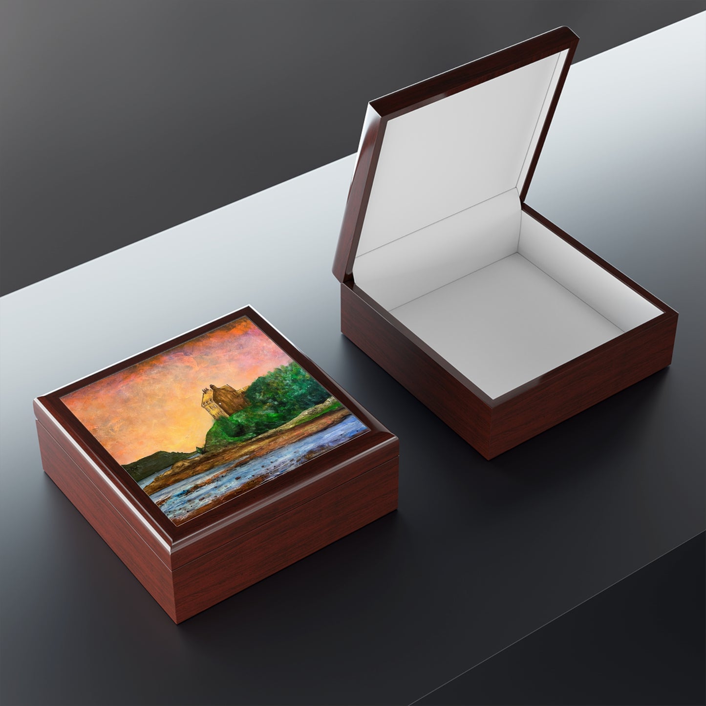 Duntrune Castle Jewellery Box | Scottish Art Gifts