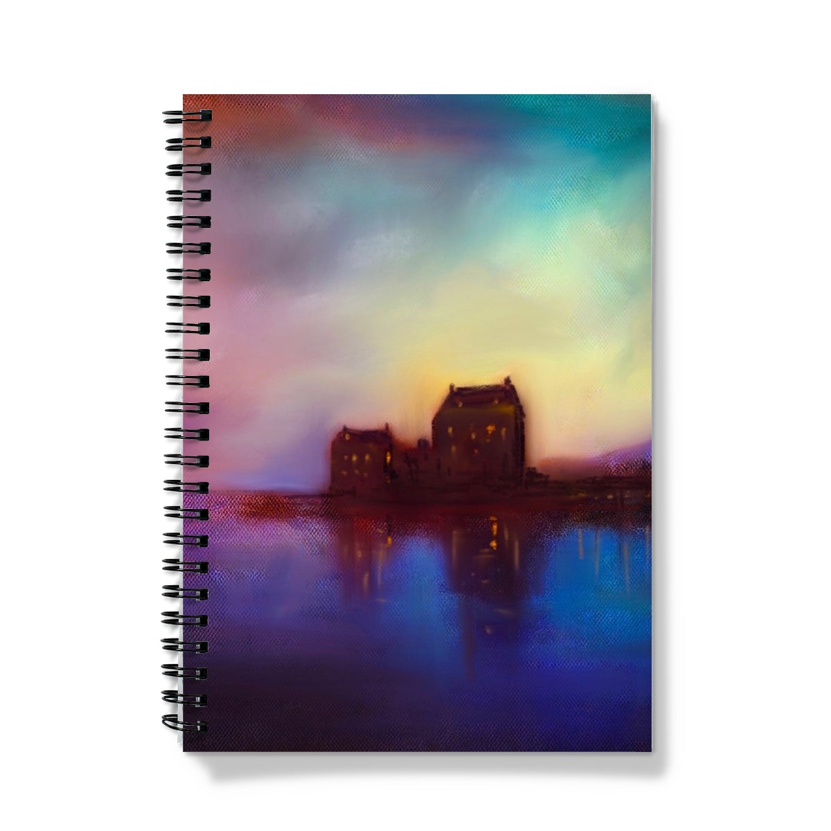 Eilean Donan Castle Sunset Notebook | Scottish Art Gifts
