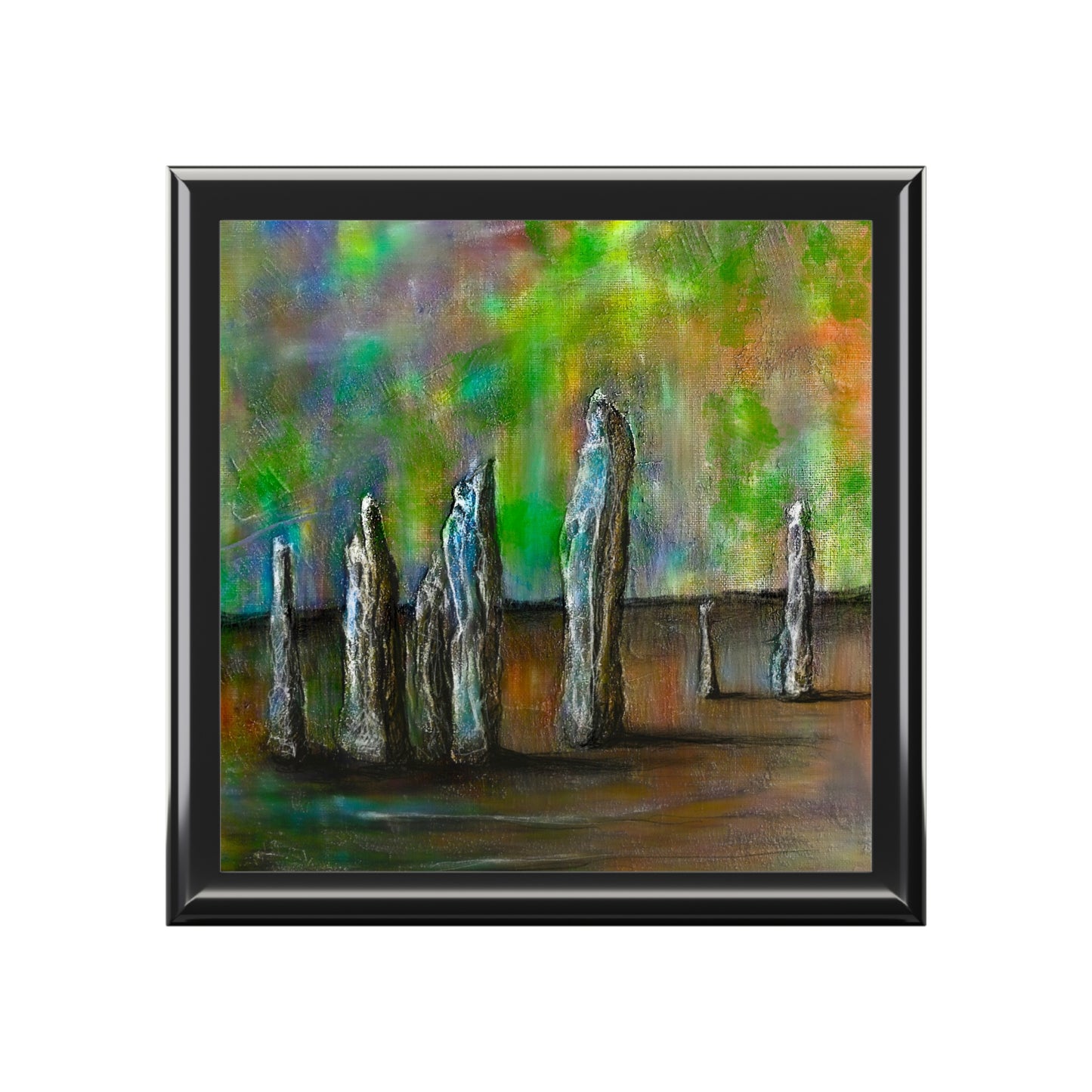 Callanish Northern Lights Jewellery Box | Scottish Art Gifts