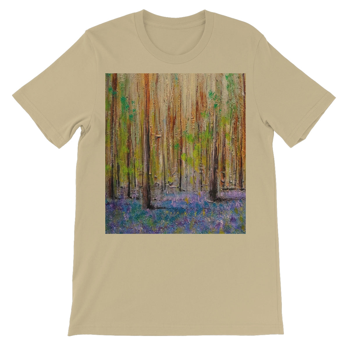Highland Bluebells Unisex Short Sleeve T-Shirt | Scottish Art Gifts