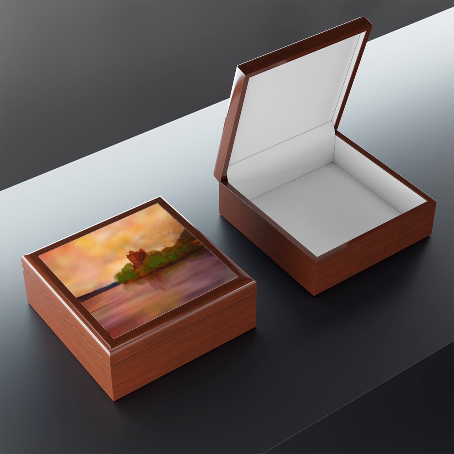 Urquhart Castle | Jewellery Box | Scotland | Scottish Art Gifts