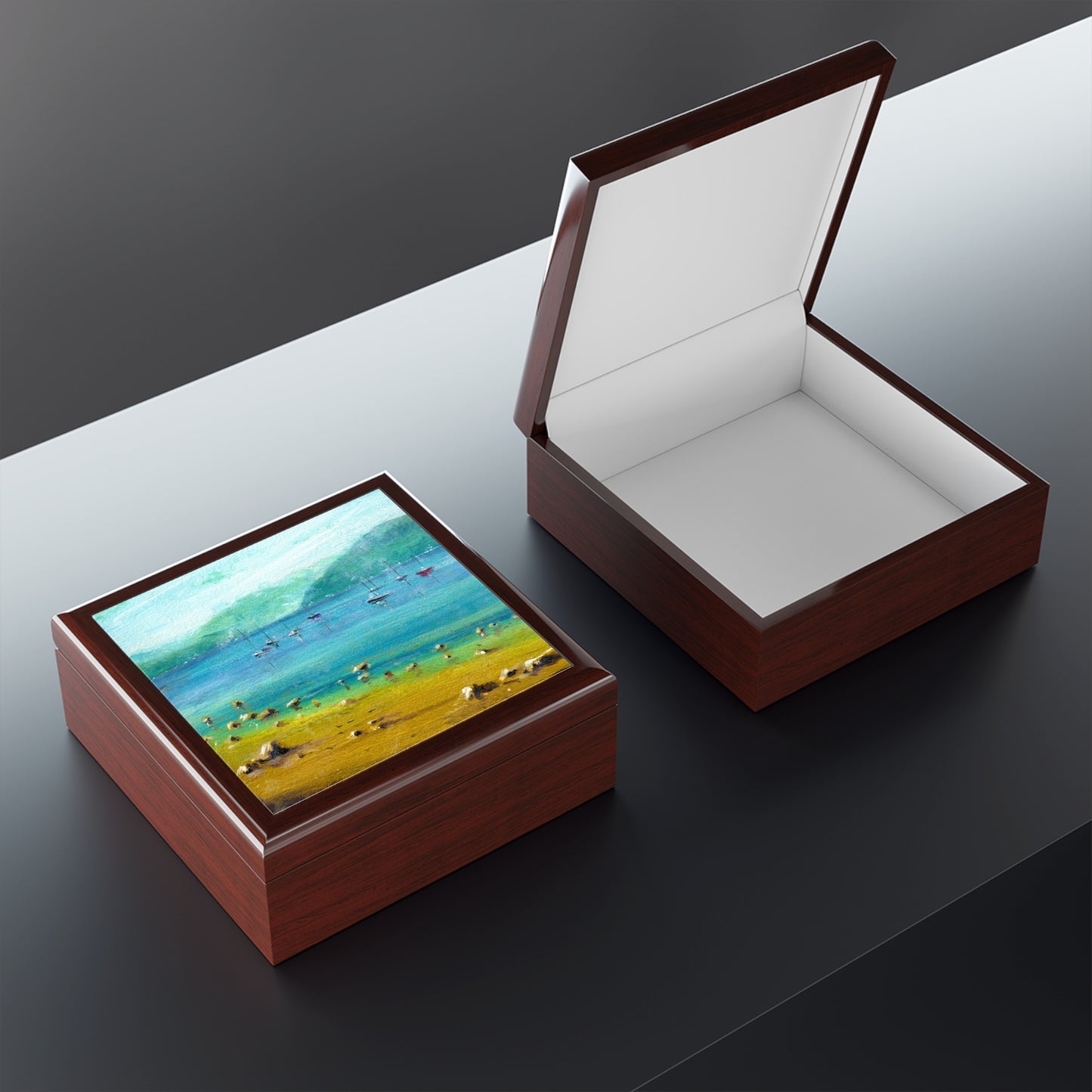 Clyde Summers Day Jewellery Box | Scottish Art Gifts
