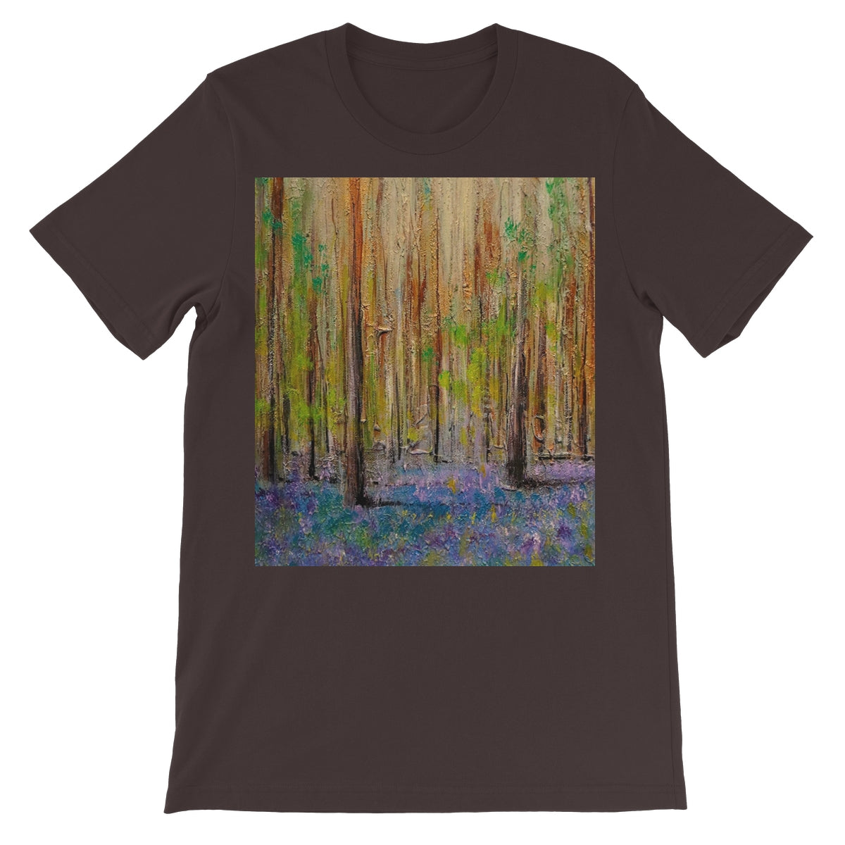Highland Bluebells Unisex Short Sleeve T-Shirt | Scottish Art Gifts