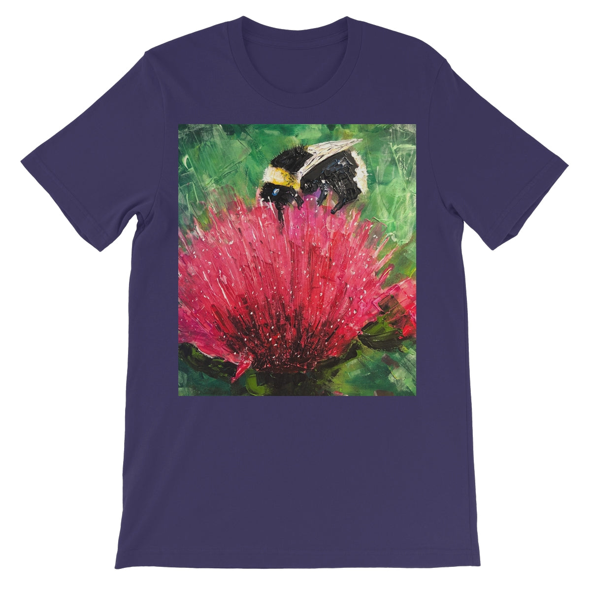 The Thistle & The Bee Unisex Short Sleeve T-Shirt | Scottish Art Gifts