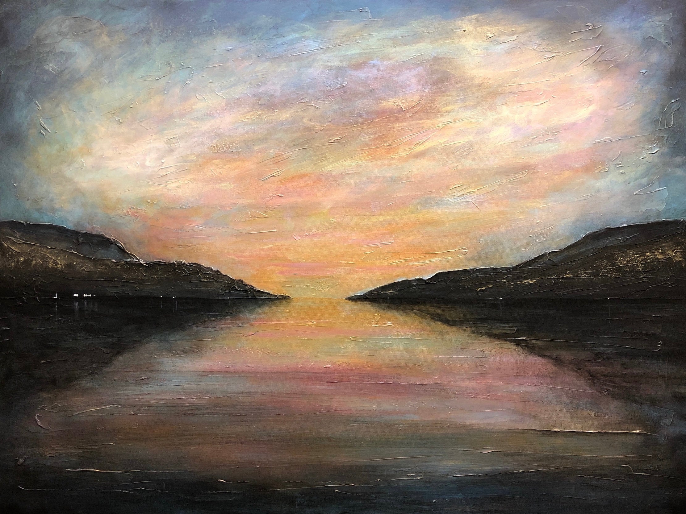 Loch Ness Glow Art Prints.