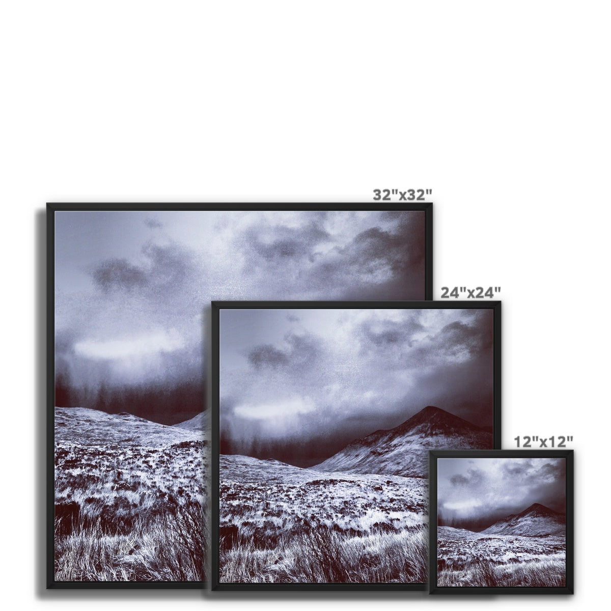 A Brooding Glen Varagil Framed Canvas.