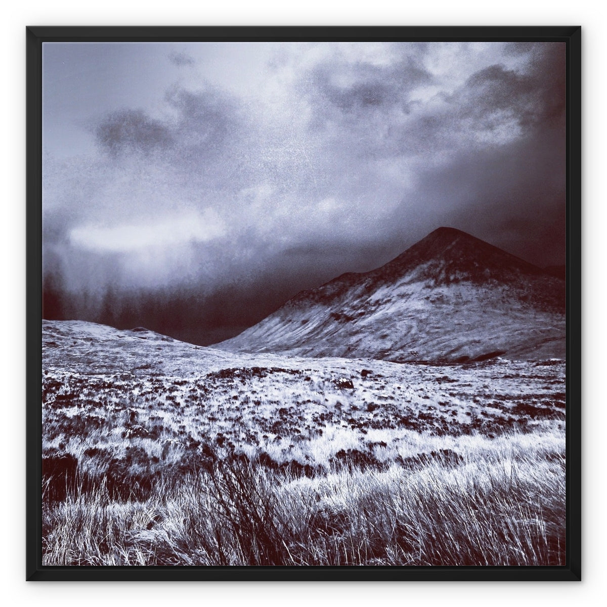A Brooding Glen Varagil Framed Canvas.