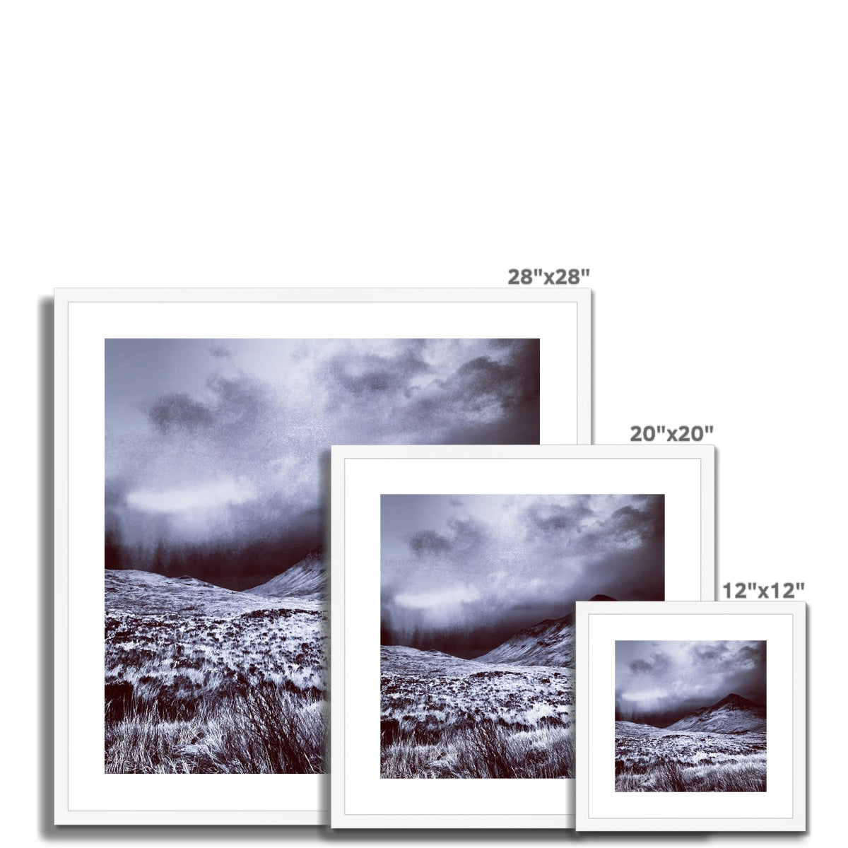 A Brooding Glen Varagil Framed & Mounted Print