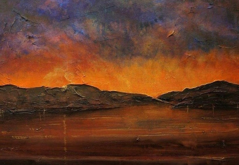 A Brooding River Clyde Dusk Art Prints
