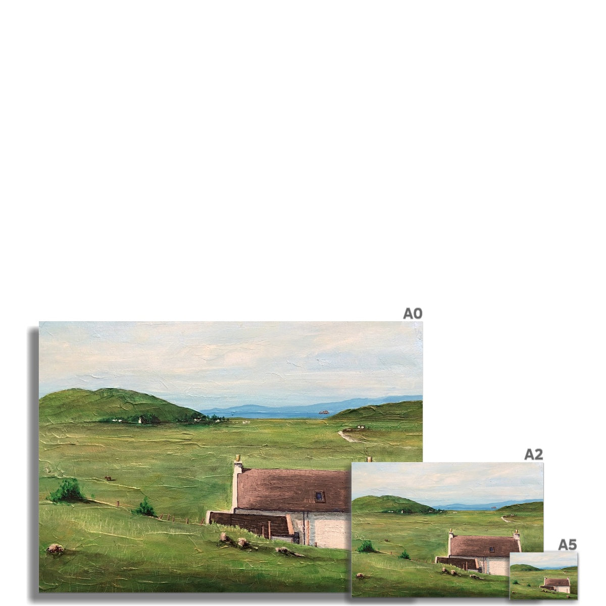 A Skye Cottage Fine Art Print.