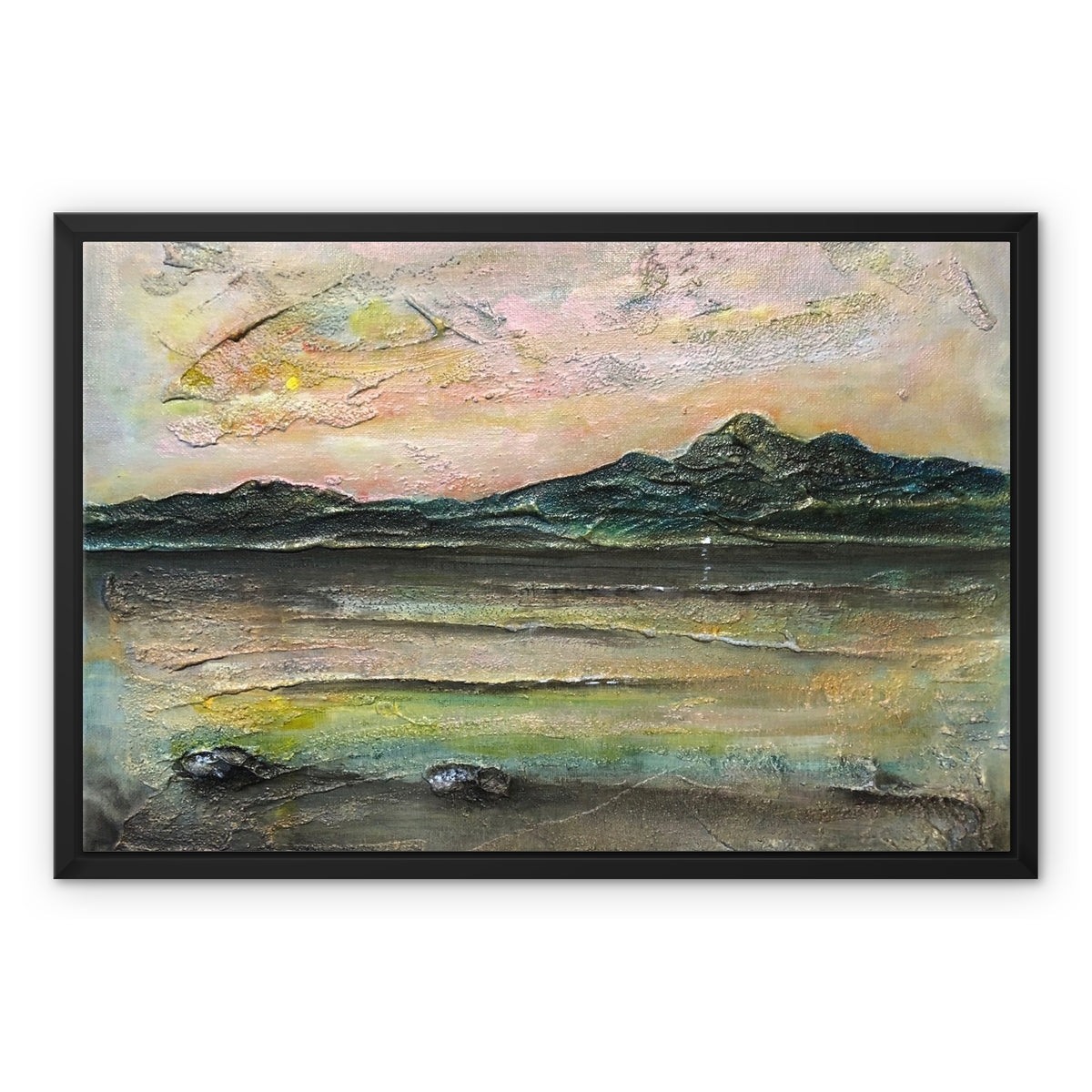 An Ethereal Loch Na Dal Framed Canvas.