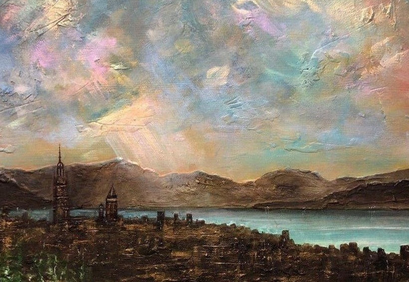 Angels Fingers Over Greenock Art Prints.