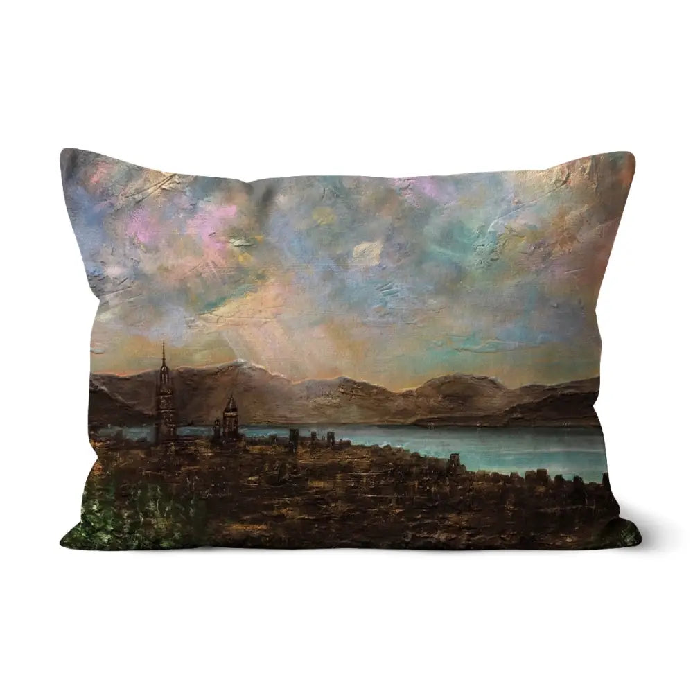 Angels Fingers Over Greenock Cushion