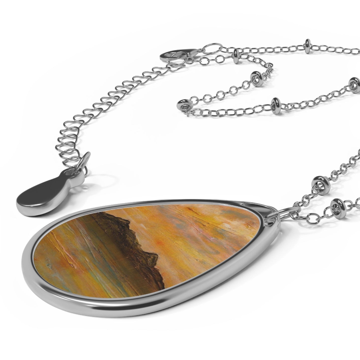 Arran Dusk Art Necklace | Scottish Art Gifts