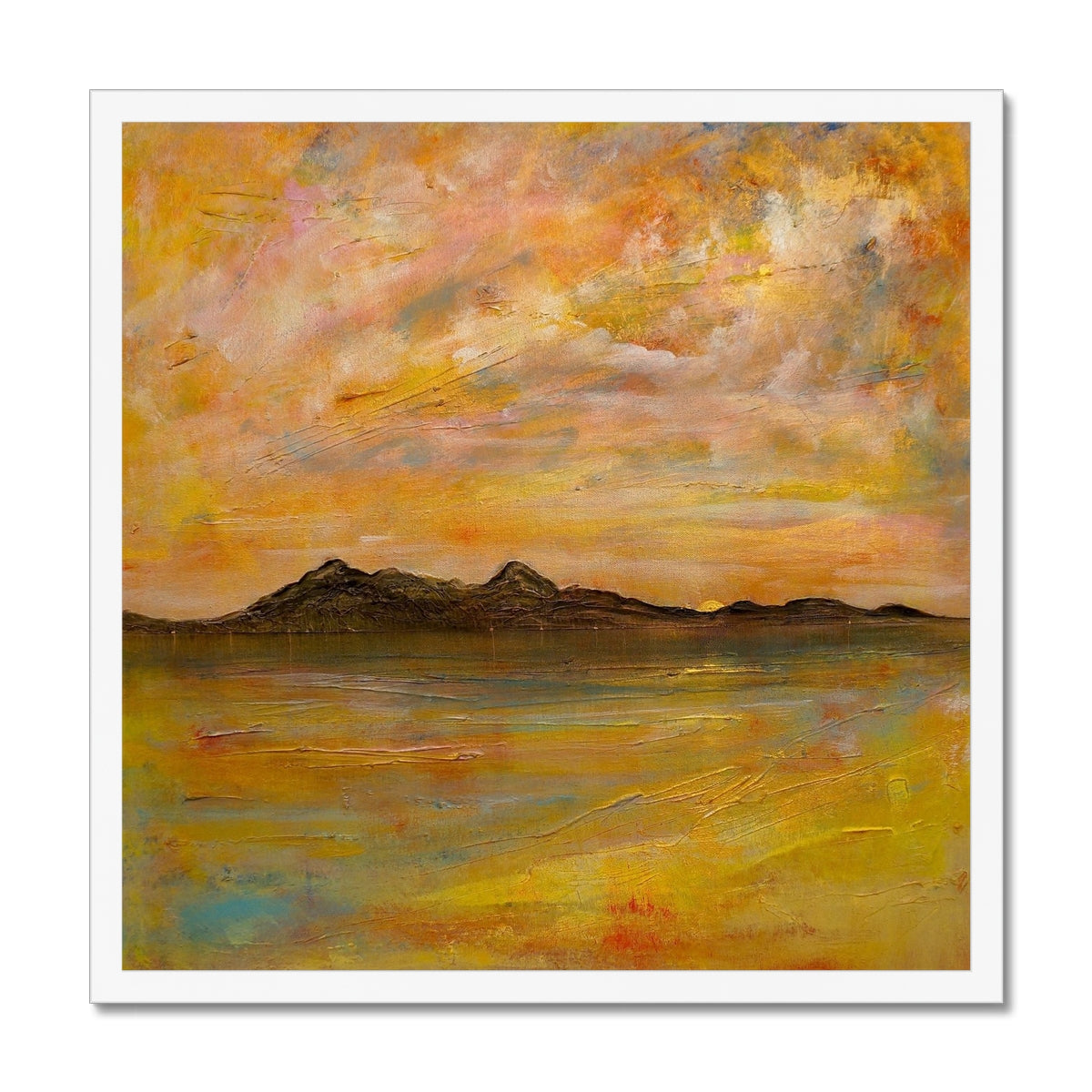 Arran Dusk Framed Print.