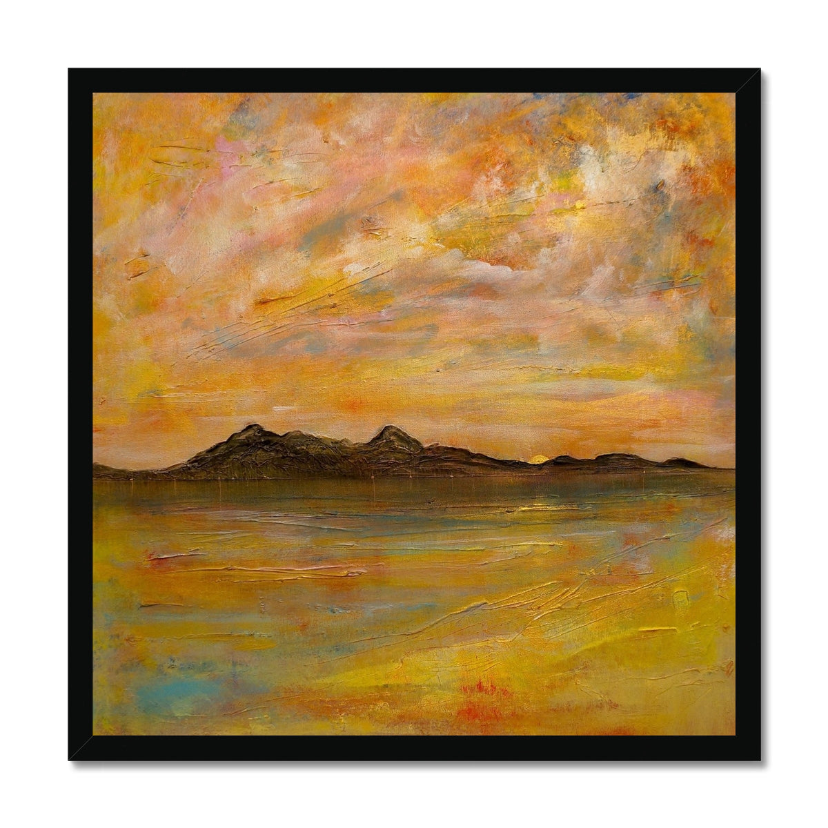 Arran Dusk Framed Print.
