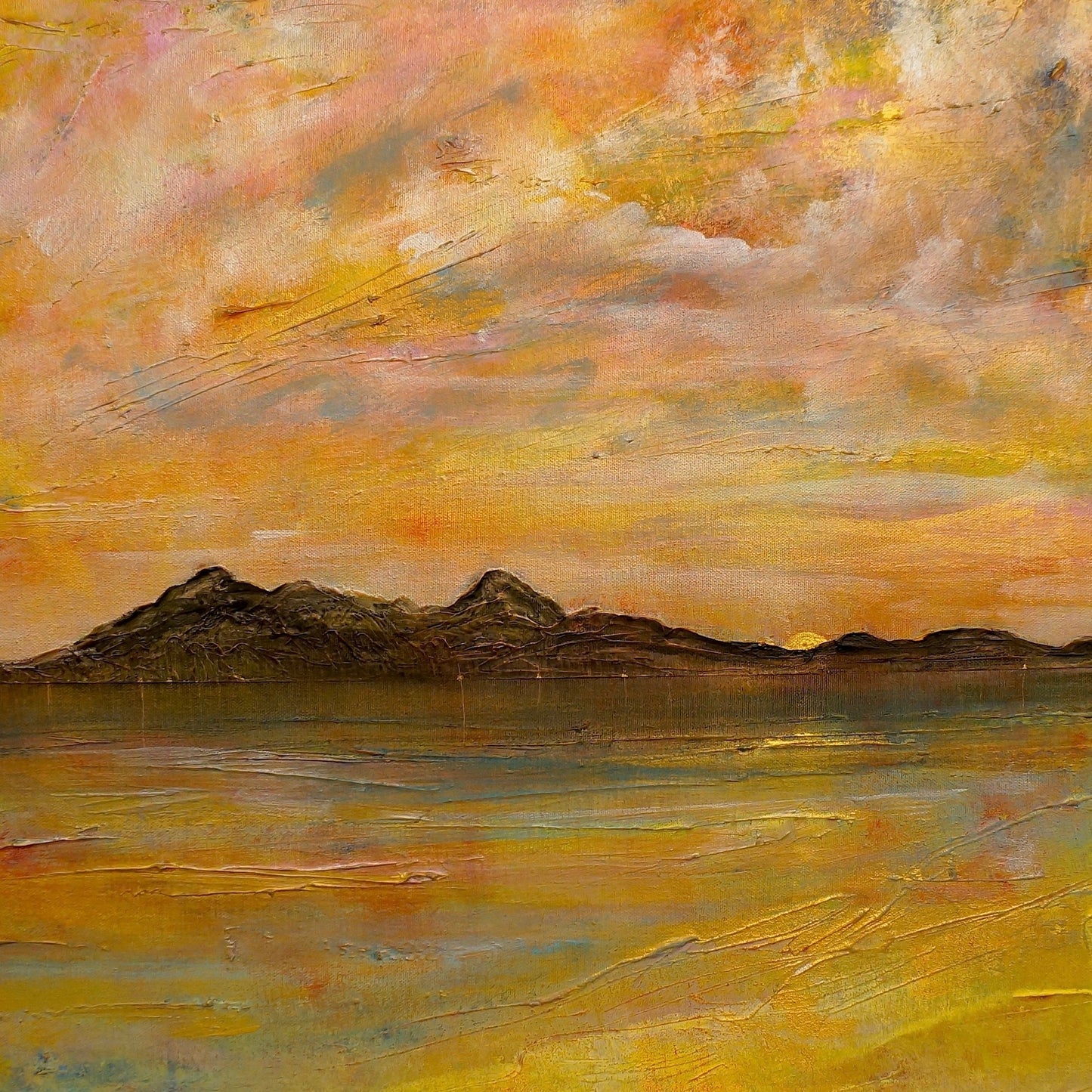Arran Dusk | Scotland In Your Pocket | Scottish Art Gifts