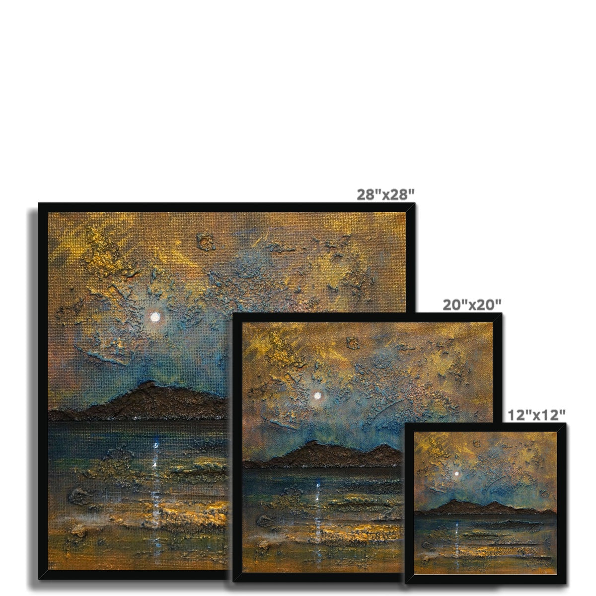 Arran Moonlight Framed Print.
