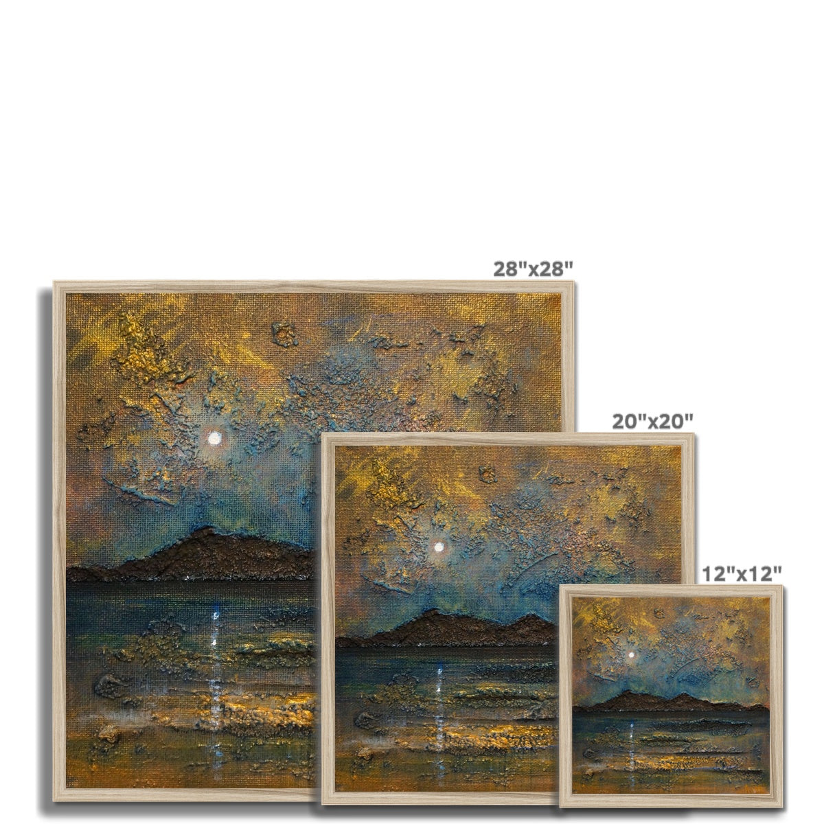 Arran Moonlight Framed Print.