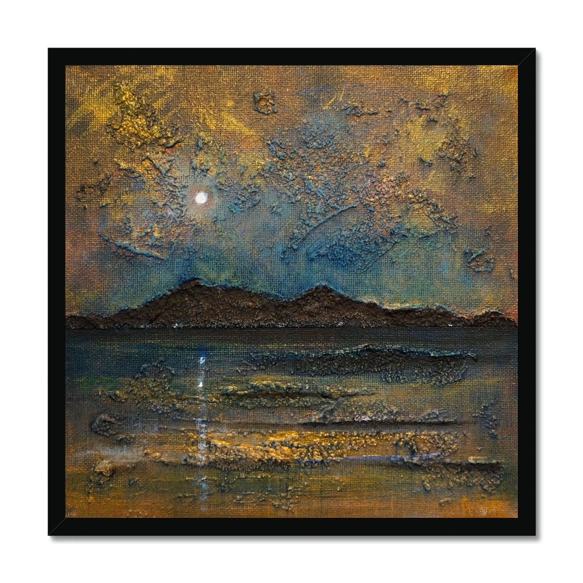 Arran Moonlight Framed Print.