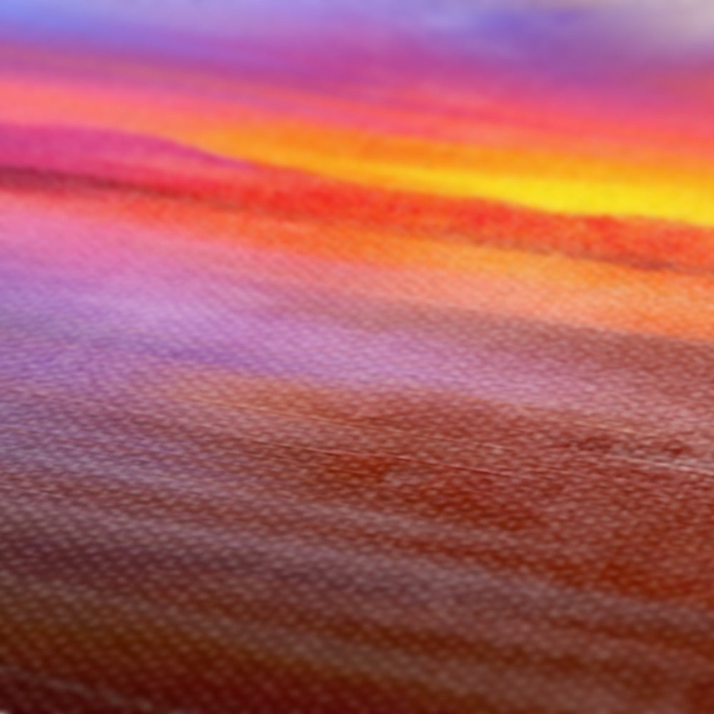 Arran Sunset Eco Art Canvas Print | Scottish Art Gifts