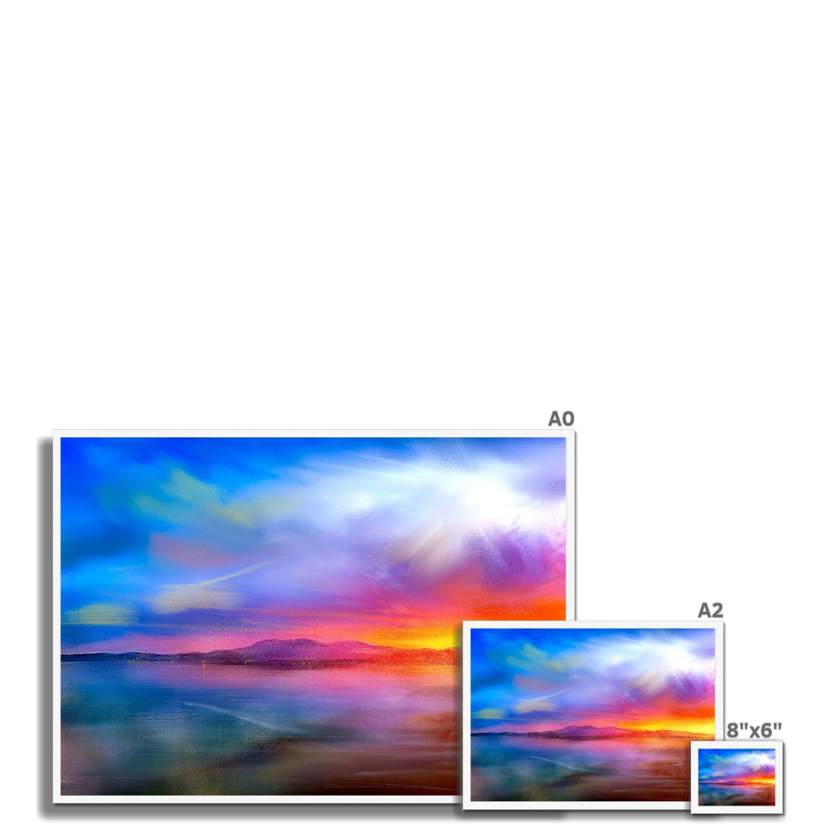 Arran Sunset Framed Print.
