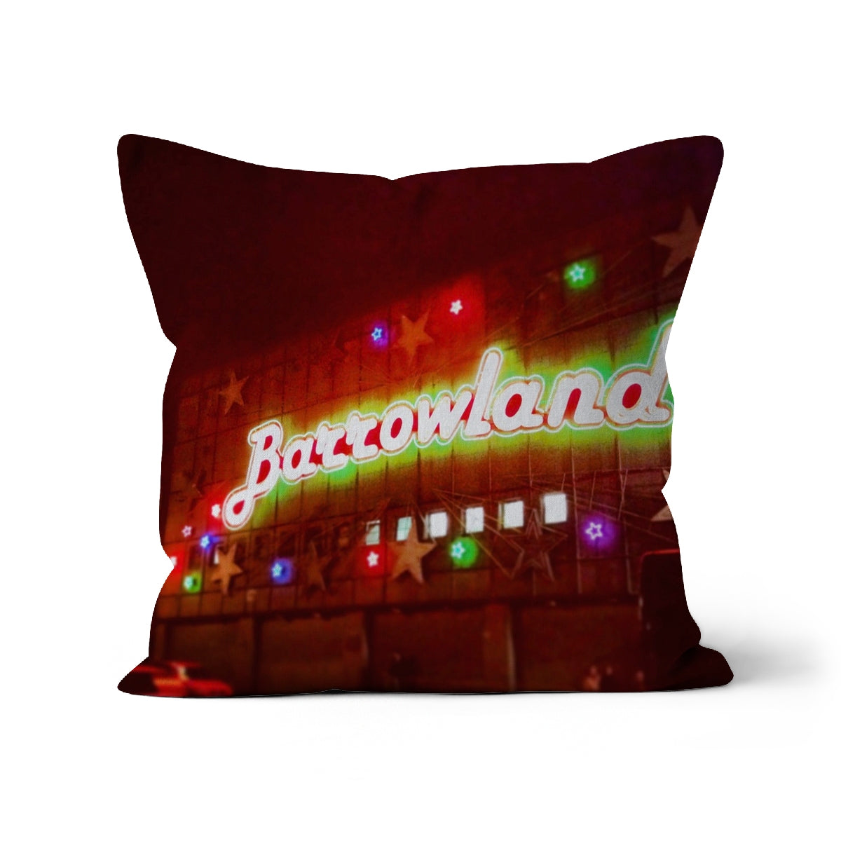 A Neon Glasgow Barrowlands Cushion | Scottish Art Gifts