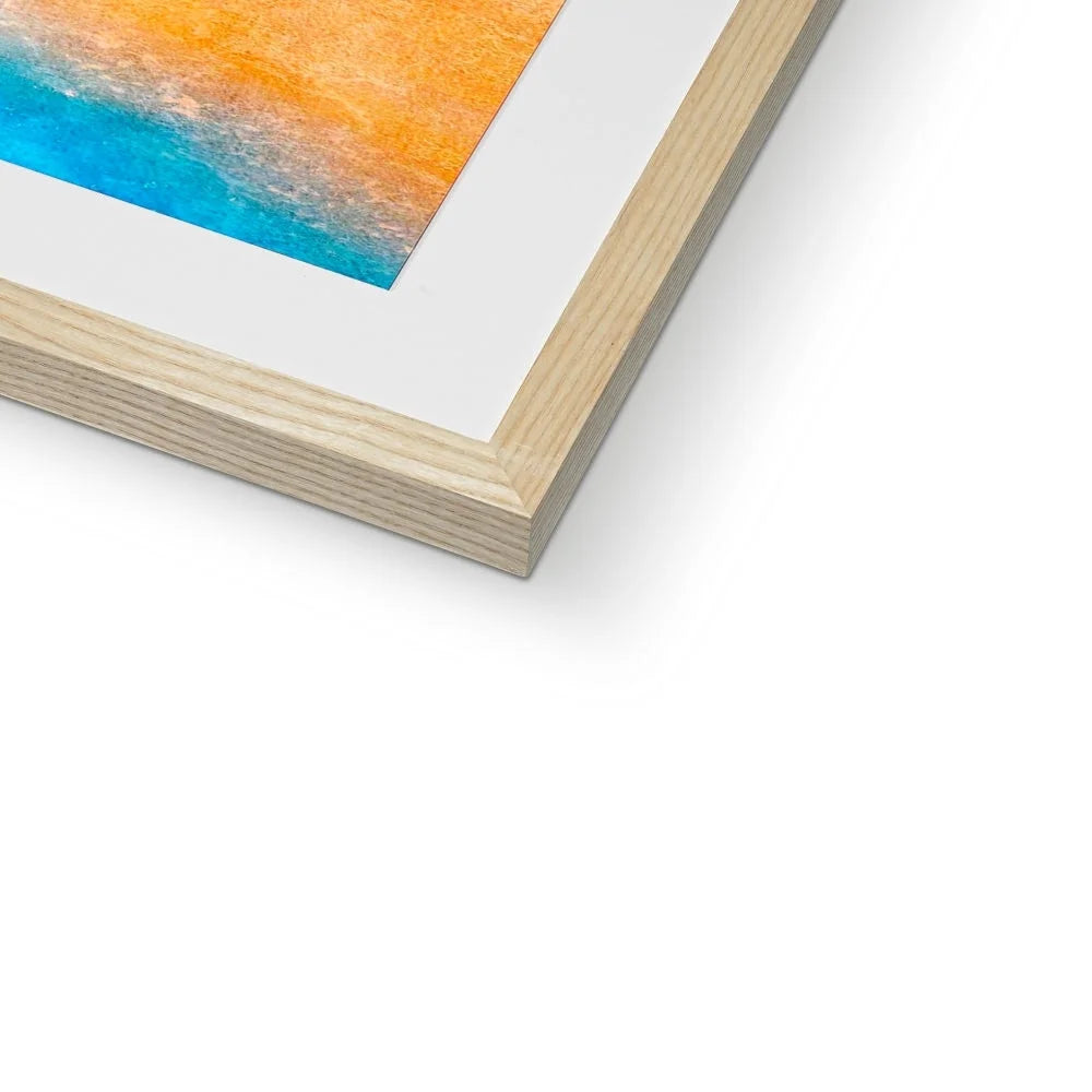 The Beach Framed & Mounted Print - Abstract Impressionistic Art Gallery Scotland Worldwide Shipping Scottish Prints Inspired by Landscapes