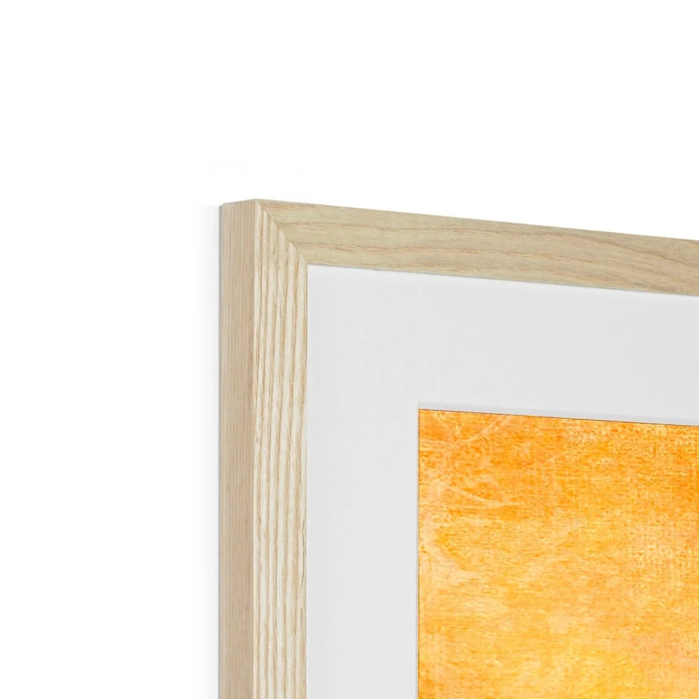 The Beach Framed & Mounted Print - Abstract Impressionistic Art Gallery Scotland Worldwide Shipping Scottish Prints Inspired by Landscapes