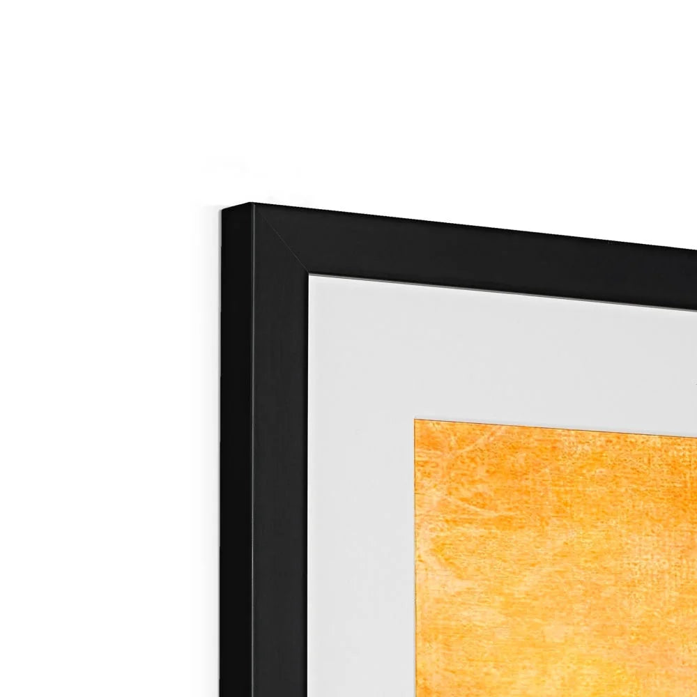 The Beach Framed & Mounted Print - Abstract Impressionistic Art Gallery Scotland Worldwide Shipping Scottish Prints Inspired by Landscapes