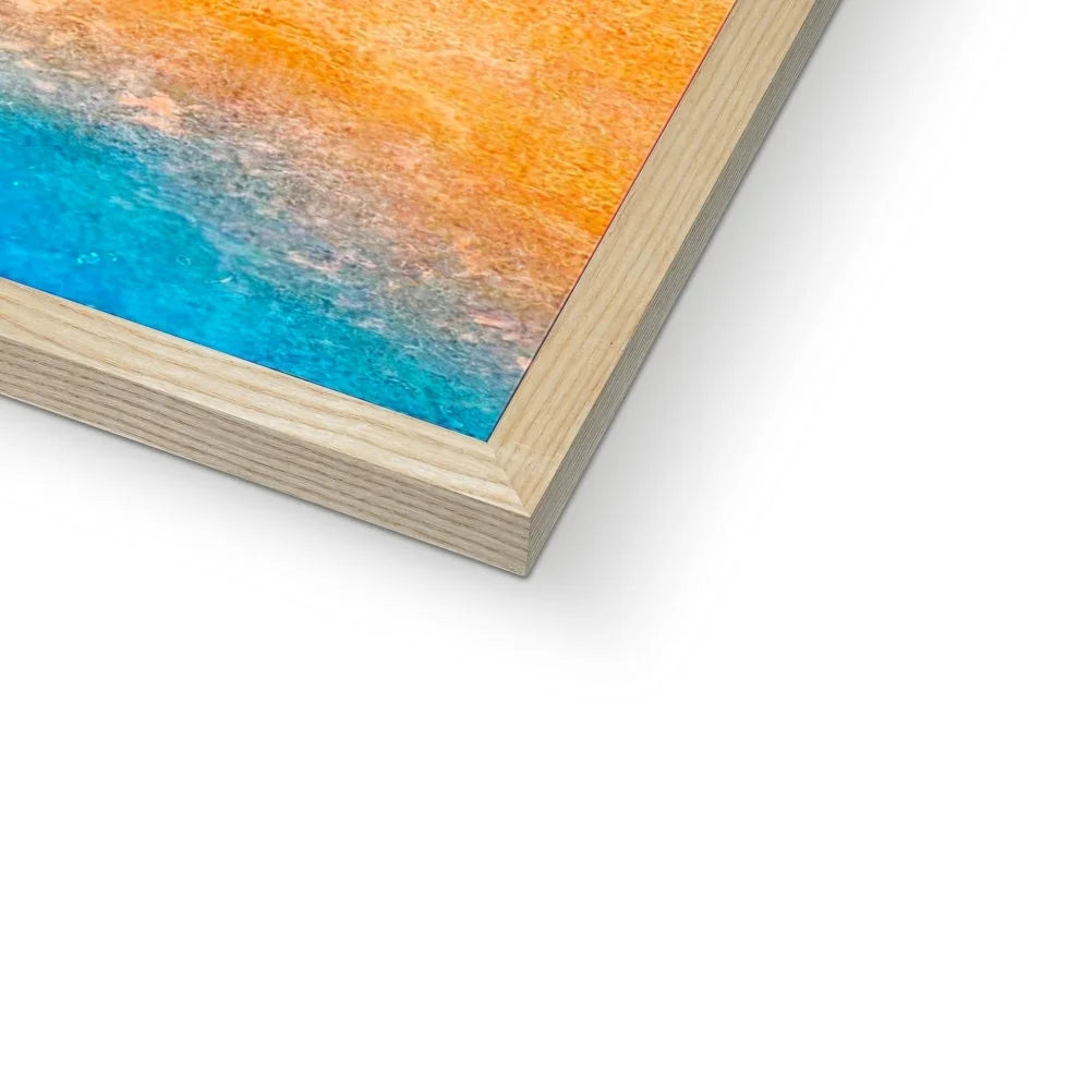 The Beach Framed Print - Abstract & Impressionistic Art Gallery Scotland Worldwide Shipping Scottish Prints Inspired by Landscapes