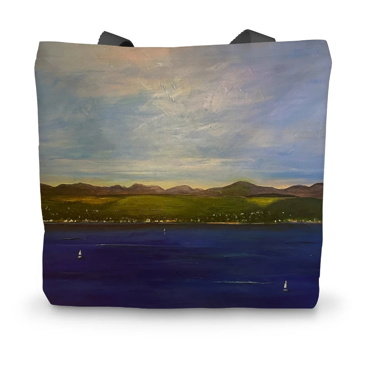 The Biggie Canvas Tote Bag - River Clyde Art Gallery Scotland Worldwide Shipping Scottish Prints