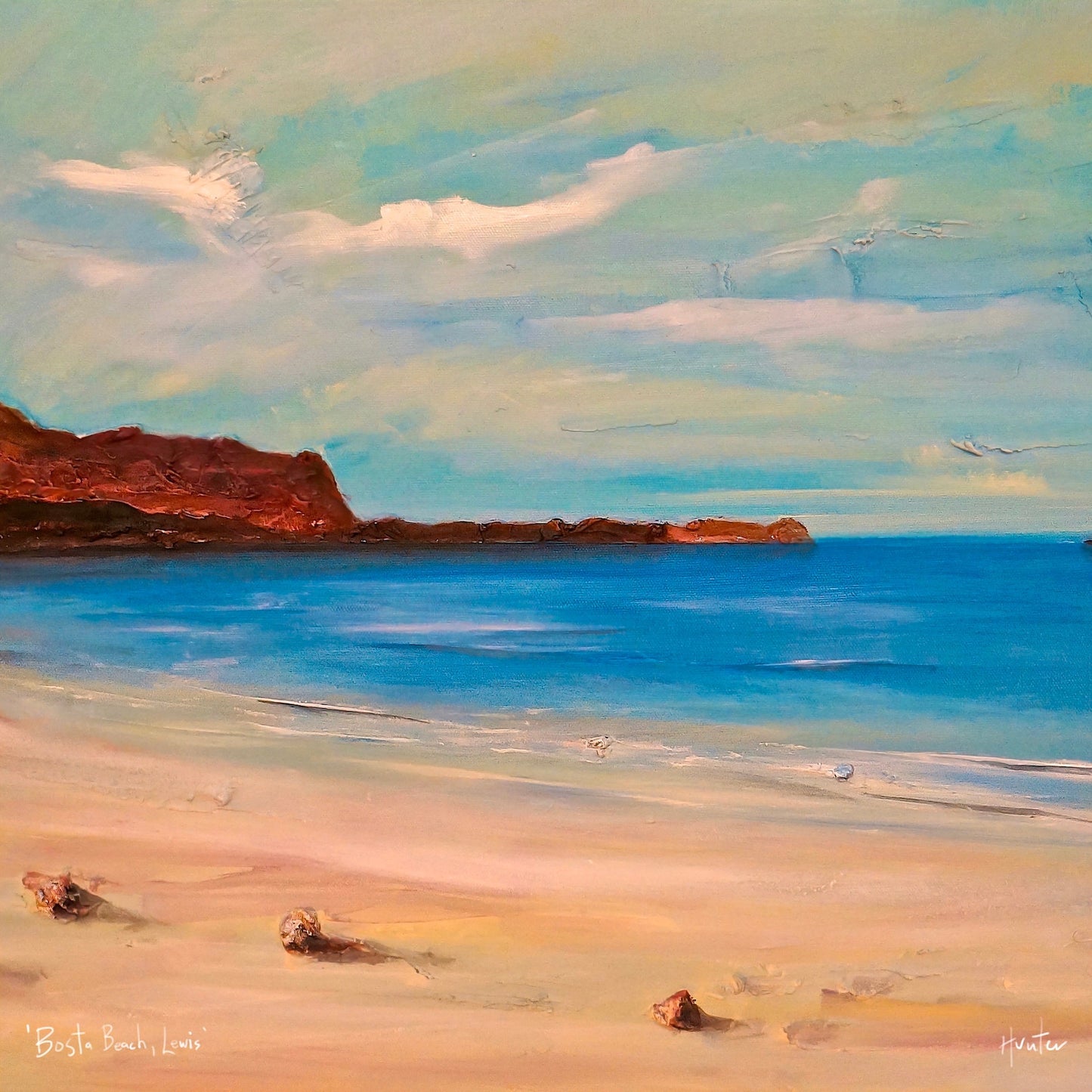 Bosta Beach Lewis | Scotland In Your Pocket | Scottish Art Gifts