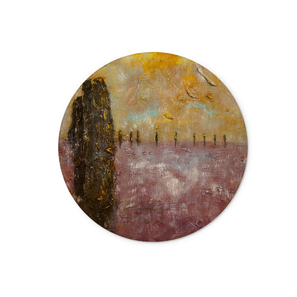 Brodgar Mist Orkney Glass Chopping Board