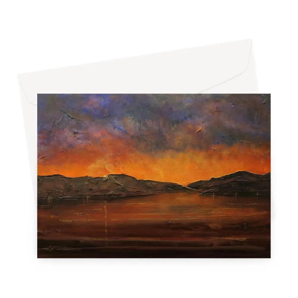 A Brooding Clyde Dusk Greeting Card