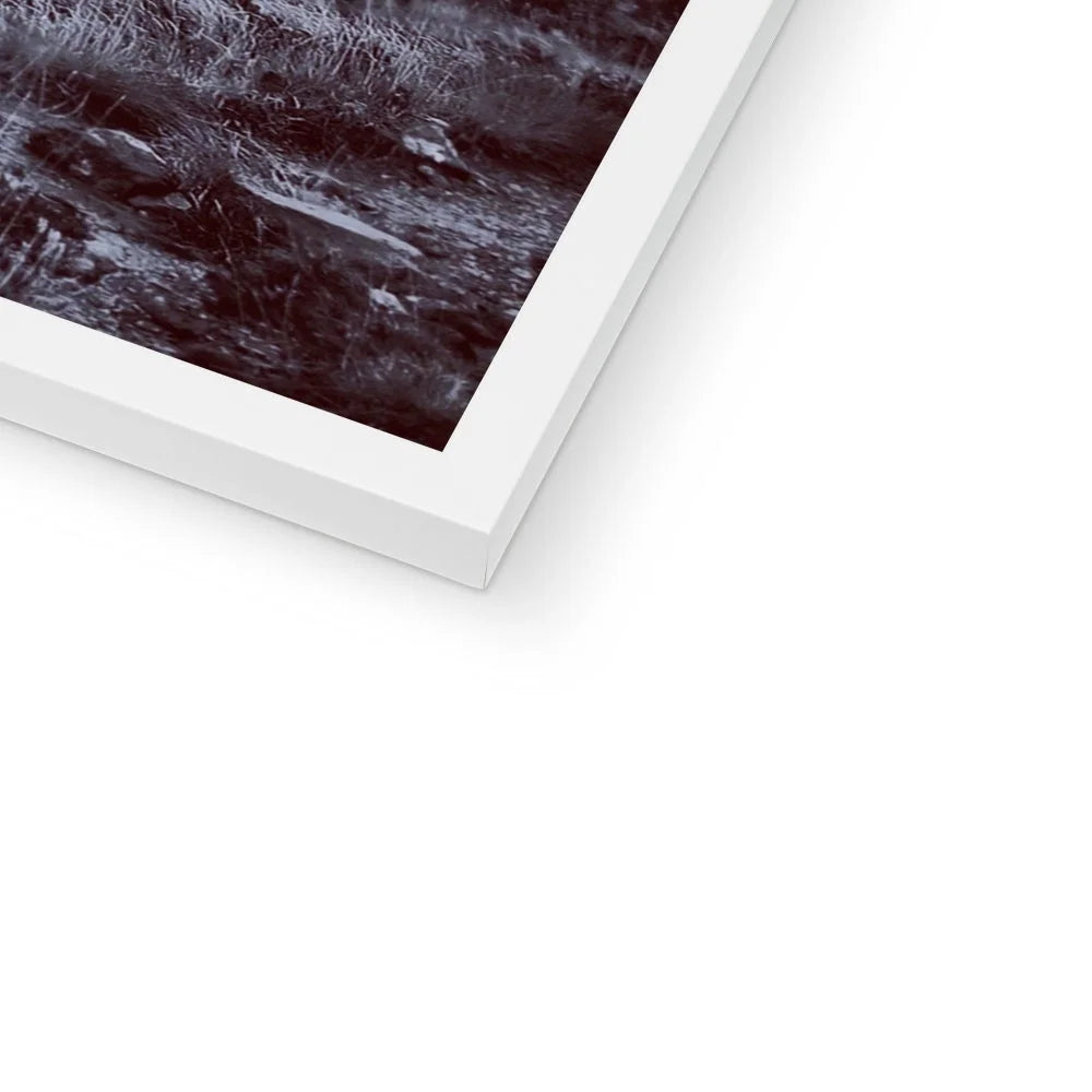 The Brooding Cuillin Framed Print - Skye Art Gallery Scotland Worldwide Shipping Scottish Landscape Paintings and Prints by Artist Hunter