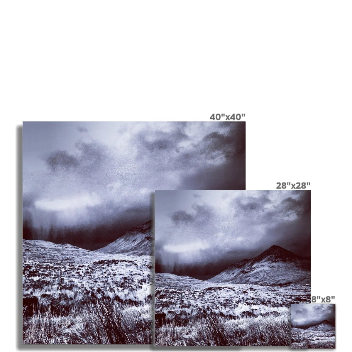 A Brooding Glen Varagil Fine Art Print - Skye Gallery Scotland Worldwide Shipping Paintings | Prints | Gifts from by Scottish Artist Hunter