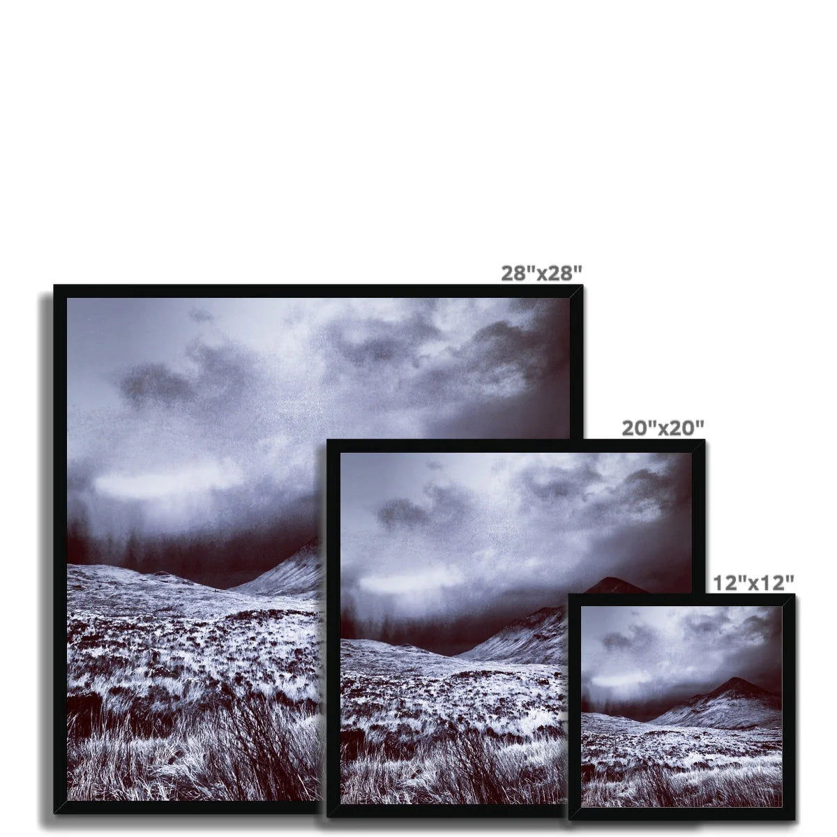 A Brooding Glen Varagil Framed Print - Skye Art Gallery Scotland Worldwide Shipping Paintings | Prints | Gifts from by Scottish Artist