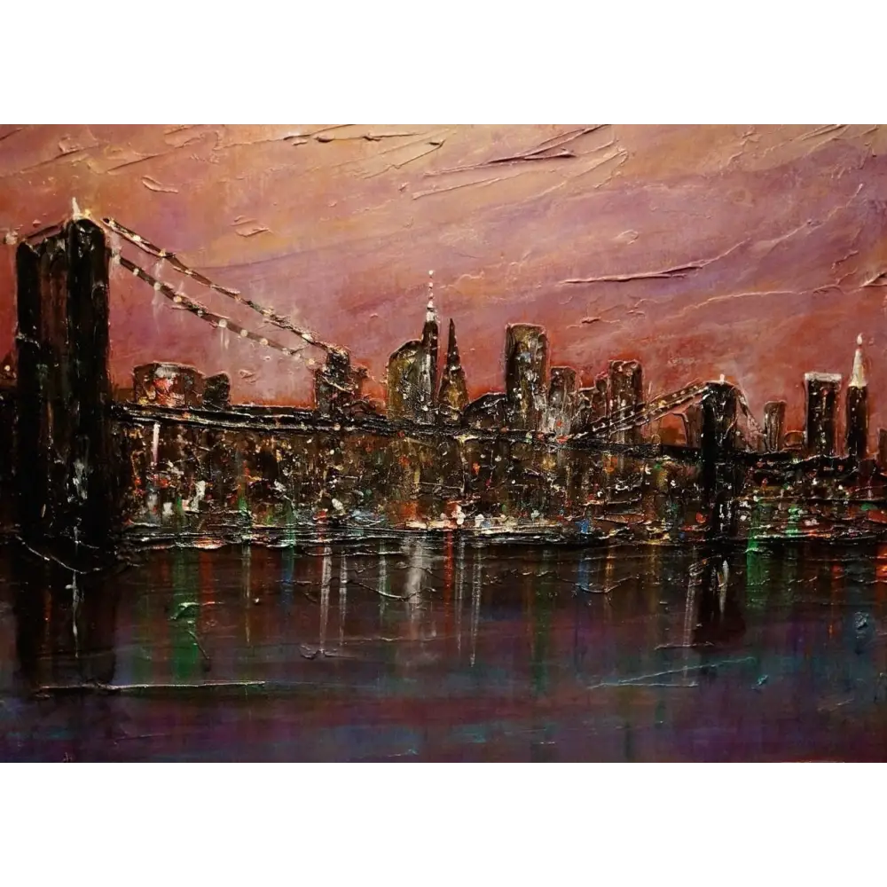The Brooklyn Bridge - Scottish Art Prints - World Gallery Scotland
