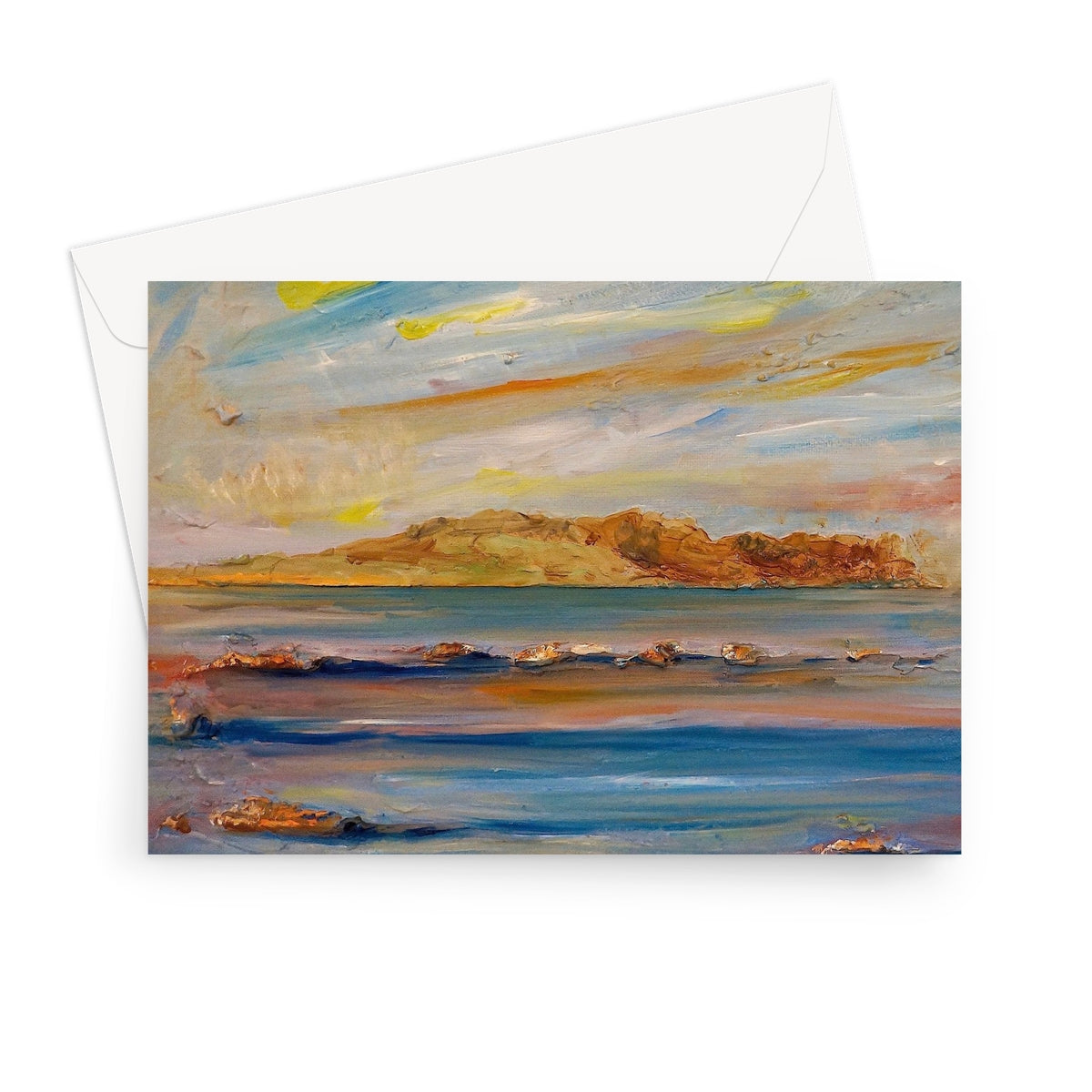 Tiree Dawn Greeting Card | Scottish Art Gifts