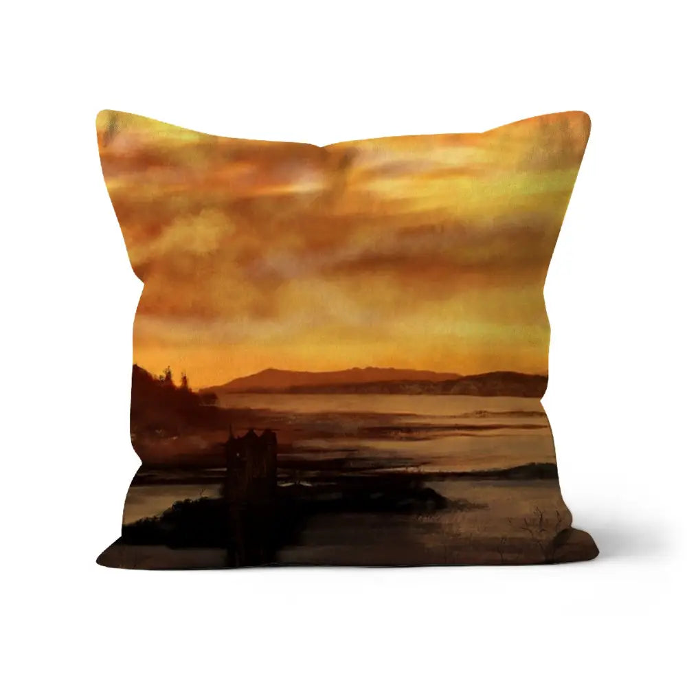 Castle Stalker Dusk Cushion