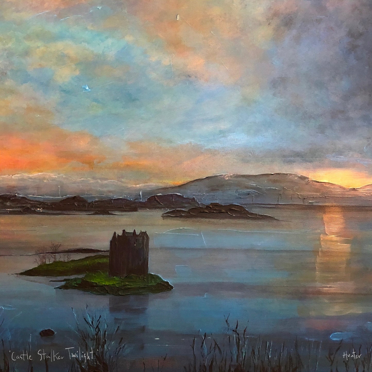 Castle Stalker Twilight | Scotland In Your Pocket | Scottish Art Gifts
