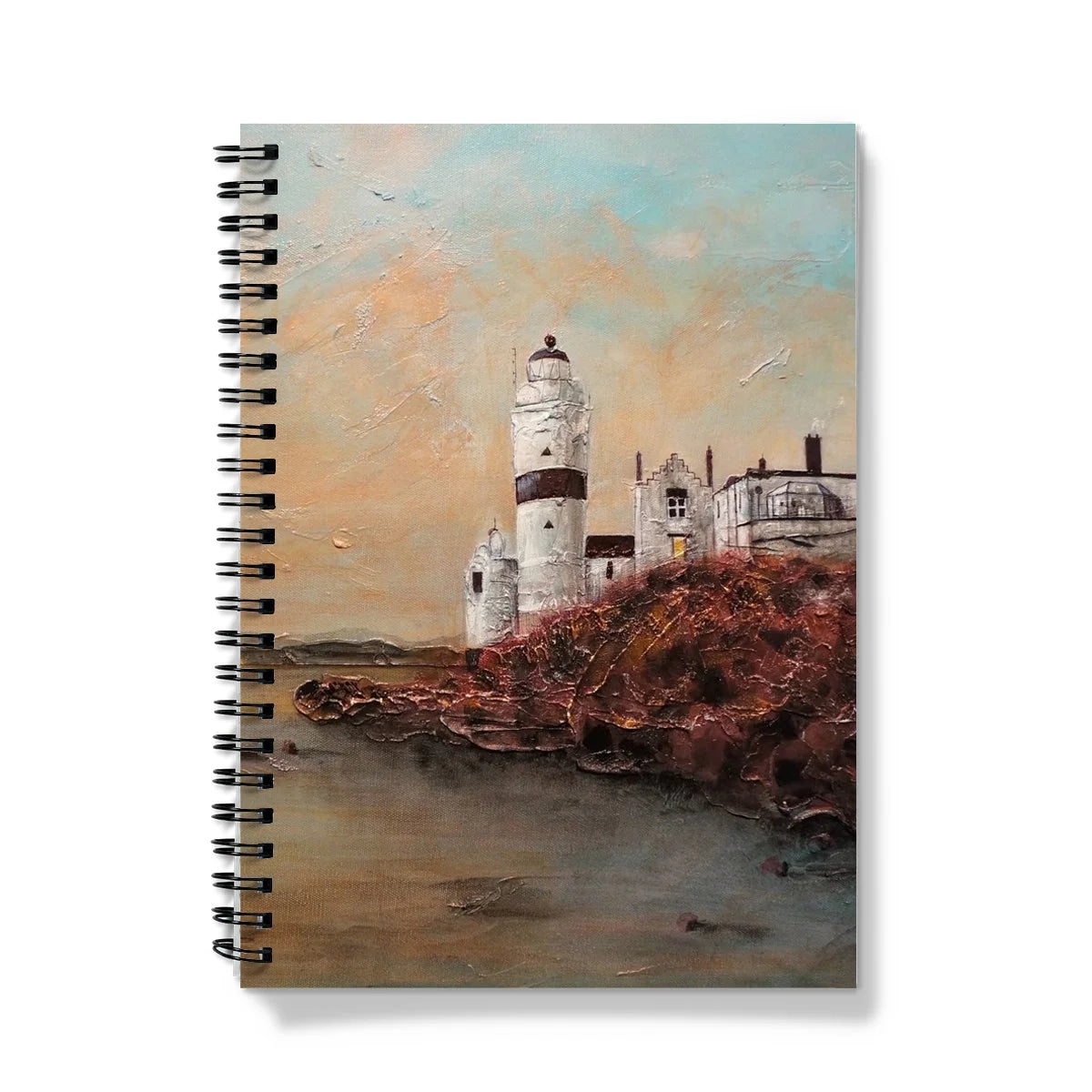 Cloch Lighthouse Dawn Notebook - River Clyde Art Gallery Scotland Worldwide Shipping Scottish Prints