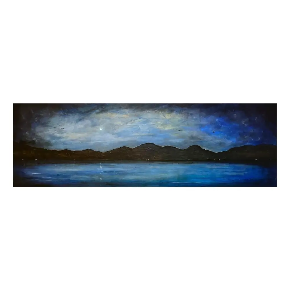 Clyde Night Closure - Scottish Panoramic Art - River Gallery Scotland