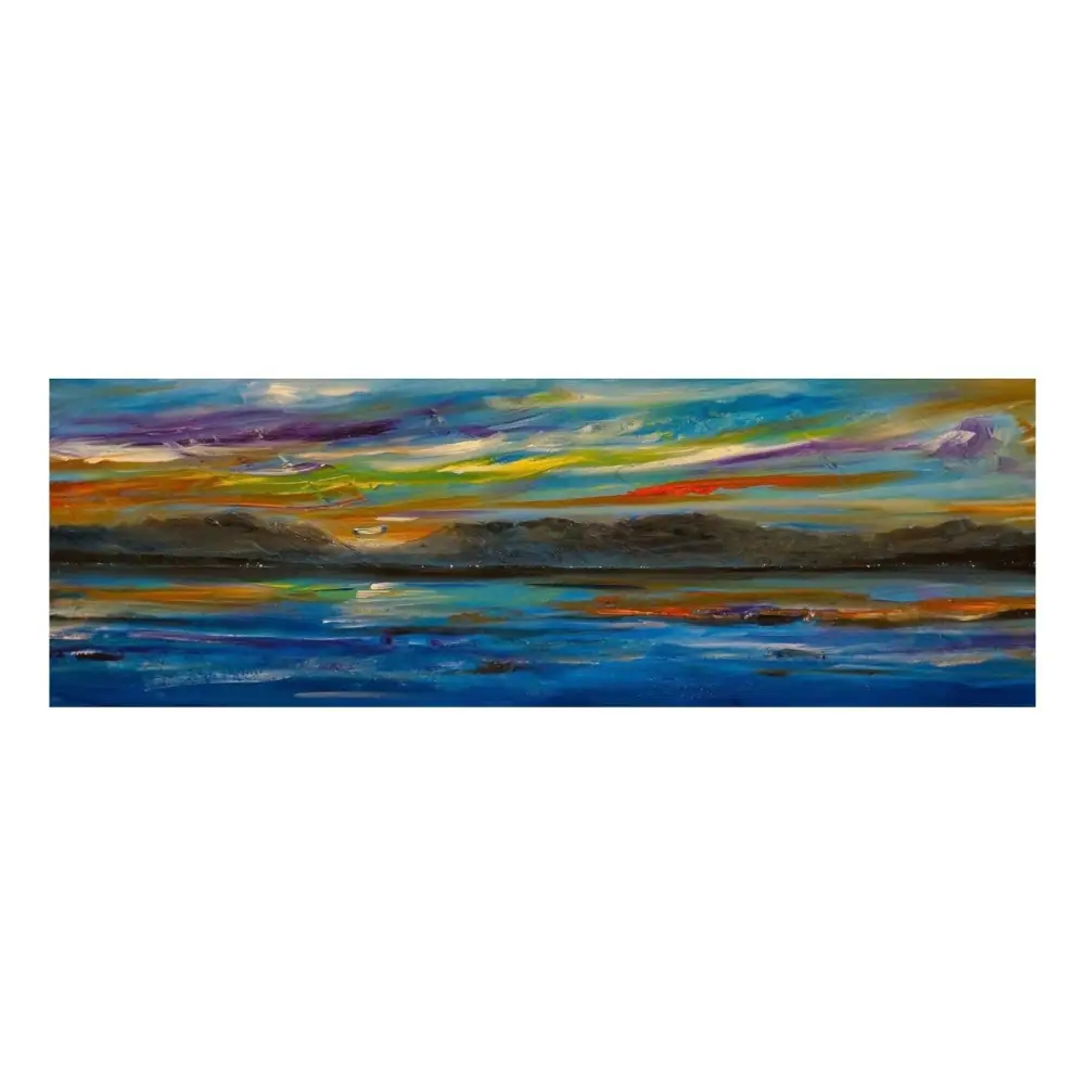 Clyde Summer Dusk - Scottish Panoramic Art - River Gallery Scotland