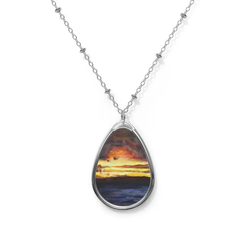 Clyde Sunset Art Necklace