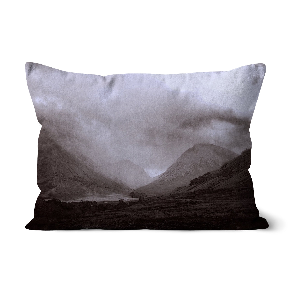 Glencoe Mist Cushion | Scottish Art Gifts