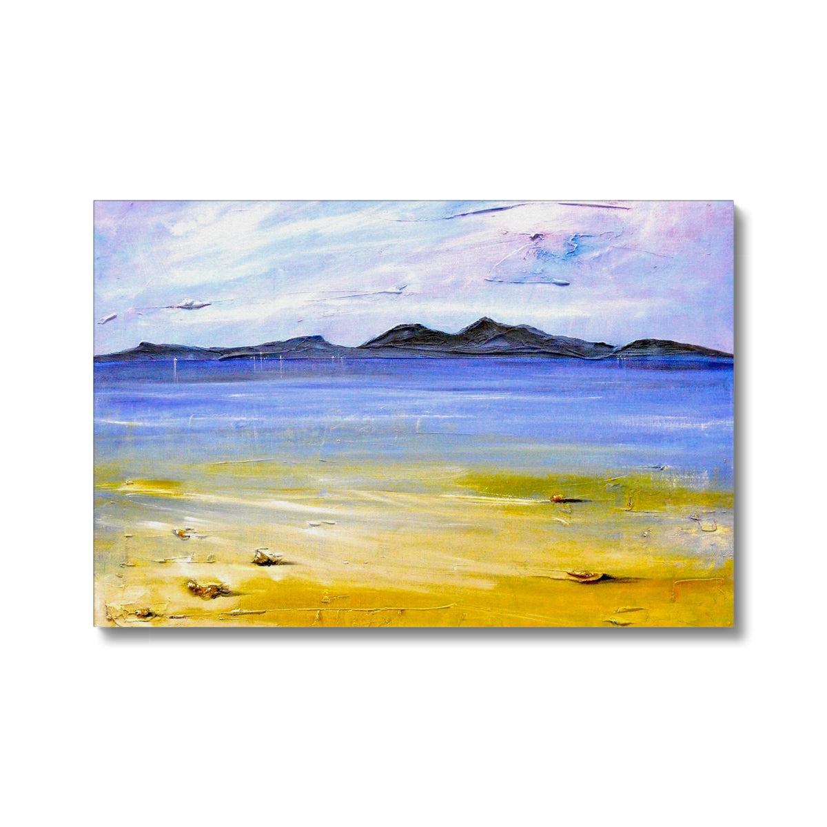 Camusdarach Beach Arisaig Eco Canvas | Scottish Art Gifts