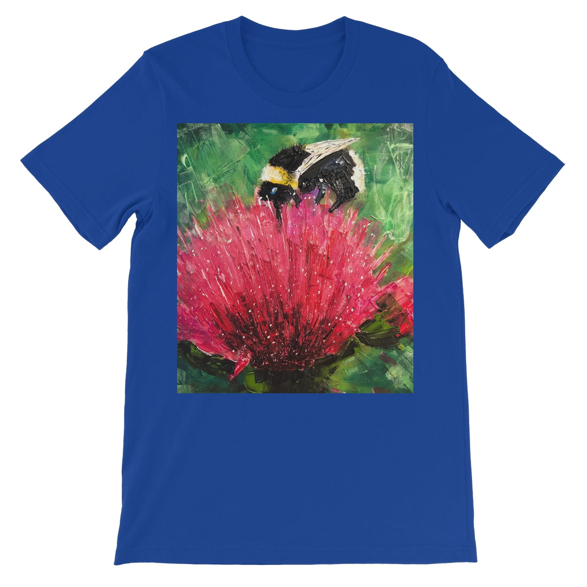 The Thistle & The Bee Unisex Short Sleeve T-Shirt | Scottish Art Gifts