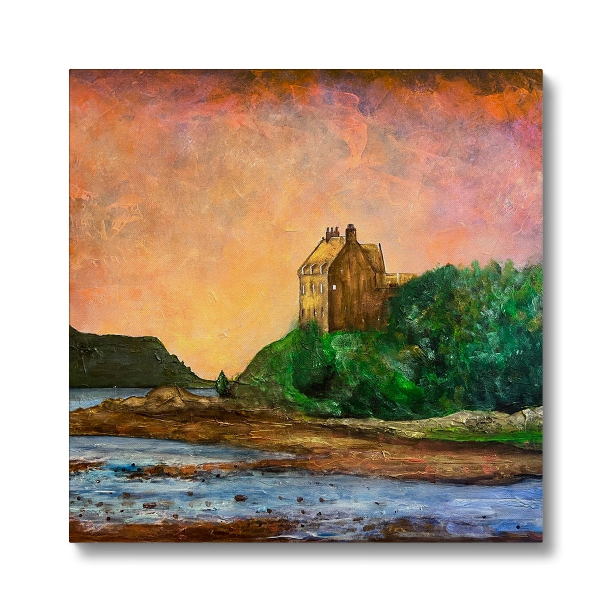 Duntrune Castle Eco Canvas | Scottish Art Gifts